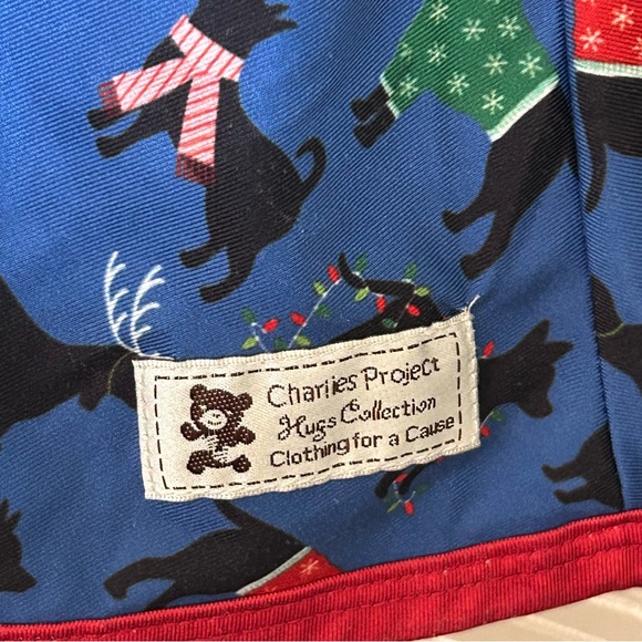 Sz8-10 Charlie’s Project Christmas Print Dress - Picture 6 of 7